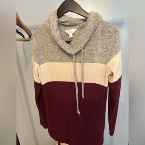 Market and spruce cowl neck brushed sweatshirt